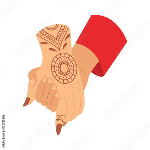 Indian Wedding Hands Mehndi Couple Wedding Bond