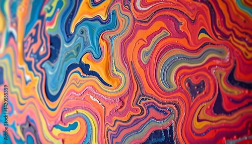 Wallpaper Mural close up of a colorful painting on a wall Torontodigital.ca