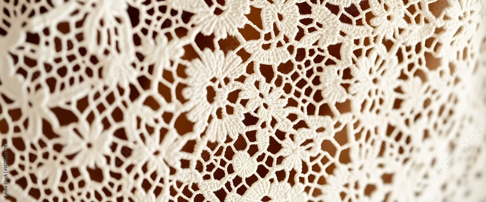close up of a white lace curtain close up of a white lace curtain