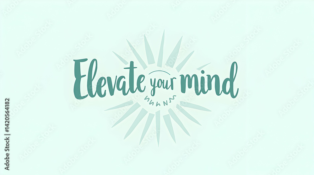 Obraz premium Elevate Your Mind with Peaceful Design