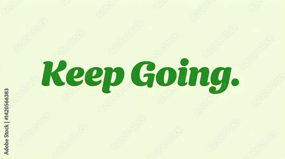 Bold Typography with Fresh Green Focus