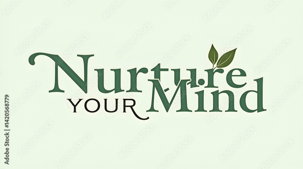 Obraz premium Nurture Your Mind – Serene Reflection