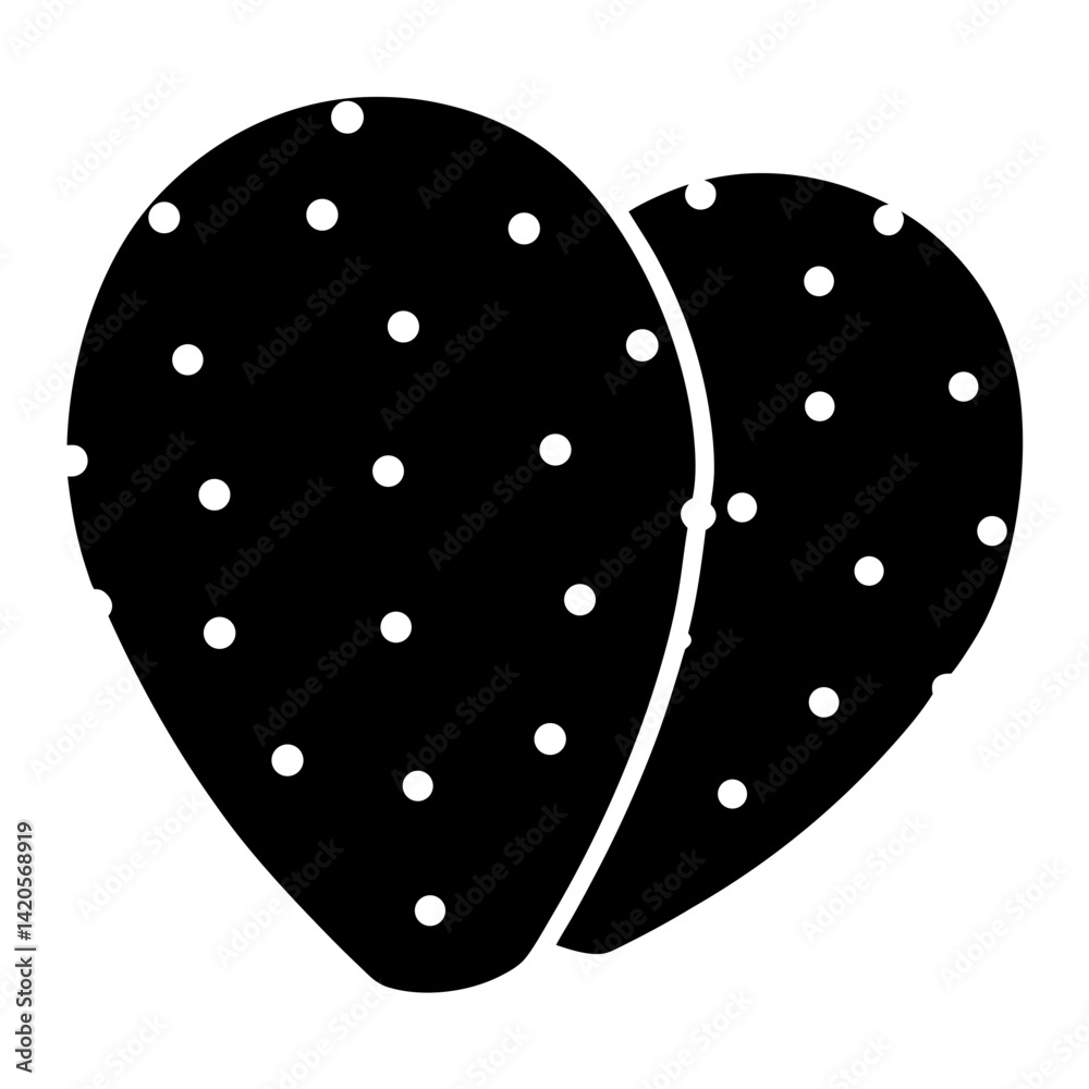 indian fig prickly pear fruit minimalist silhouette vector icon - for graphic design projects indian fig prickly pear, Modern Artwork. indian fig prickly pear fruit minimalist silhouette vector icon - for graphic design projects indian fig prickly pear, Modern Artwork.
