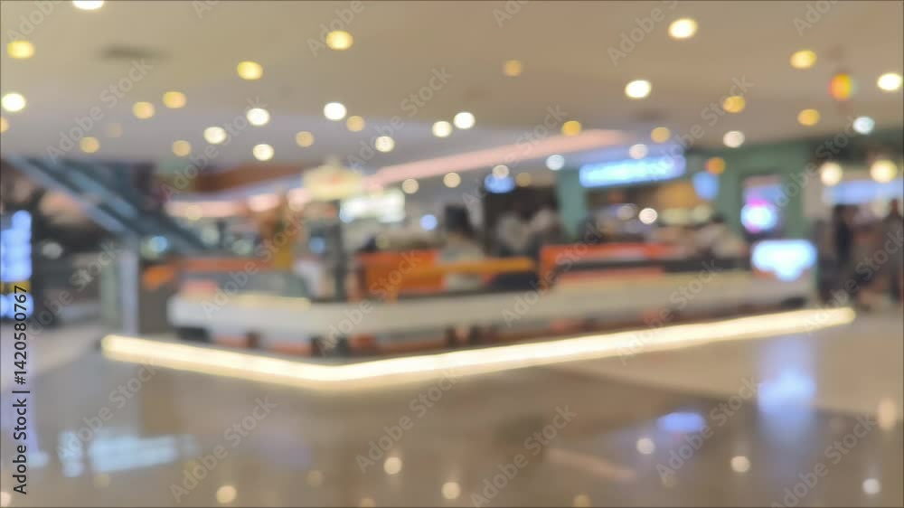 blurry concept of people walking in a mall. blurry concept of people walking in a mall.