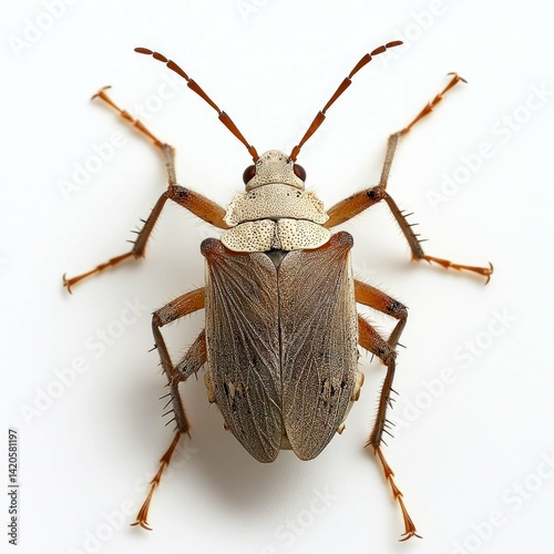 Detailed Macro Photograph of an Insect Specimen