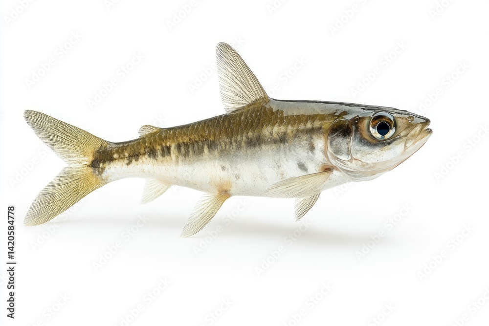 Naklejka premium Isolated Fish on White Background