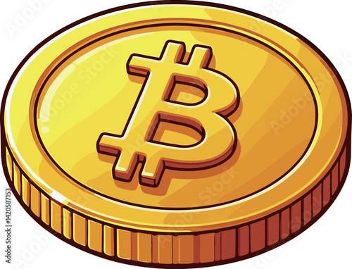 ビットコインのイラスト
