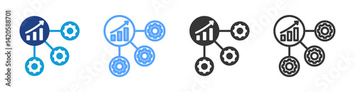 Business Model icon set multiple style collection Free Download Business Model icon set multiple style collection - GFXLoad