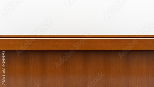 Close-up of a light brown wooden tabletop