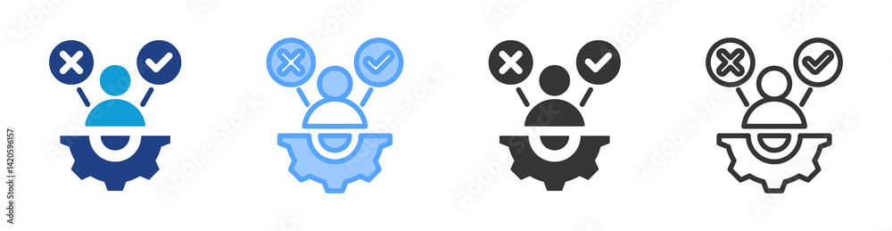 Stakeholder icon set multiple style collection Stakeholder icon set multiple style collection