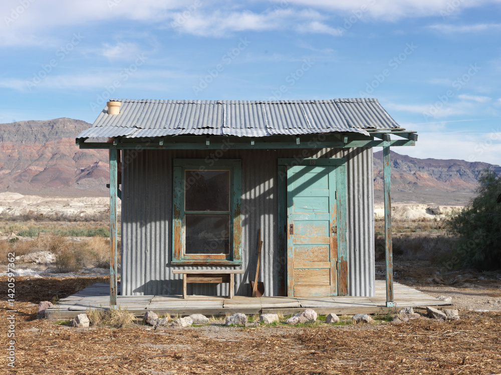 Old building in a small town in Death Valley Old building in a small town in Death Valley