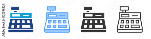 Till icon set multiple style collection