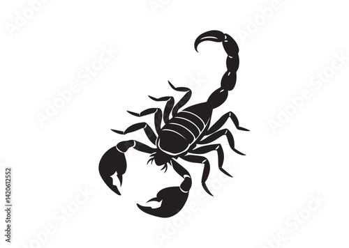 Scorpion silhouette vector