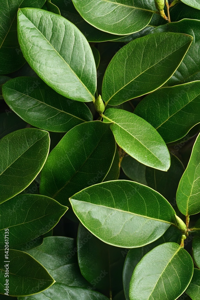 Lush Green Leaves Nature Background Texture Lush Green Leaves Nature Background Texture
