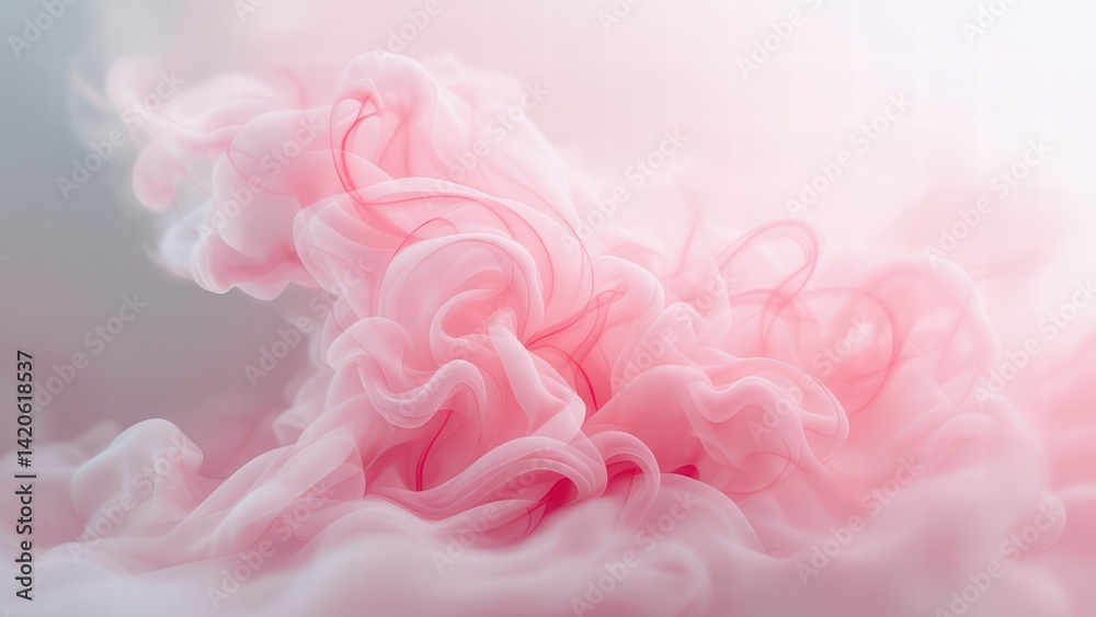 Dreamy Pink Smoke Background for Creative Design Dreamy Pink Smoke Background for Creative Design