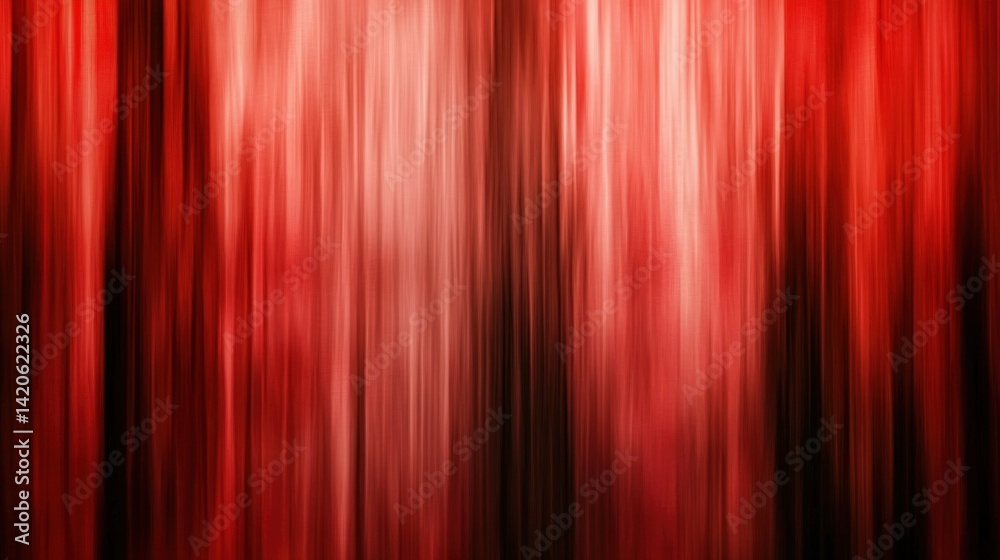 Fototapeta premium Red vertical lines creating a beautiful blurred abstract background design