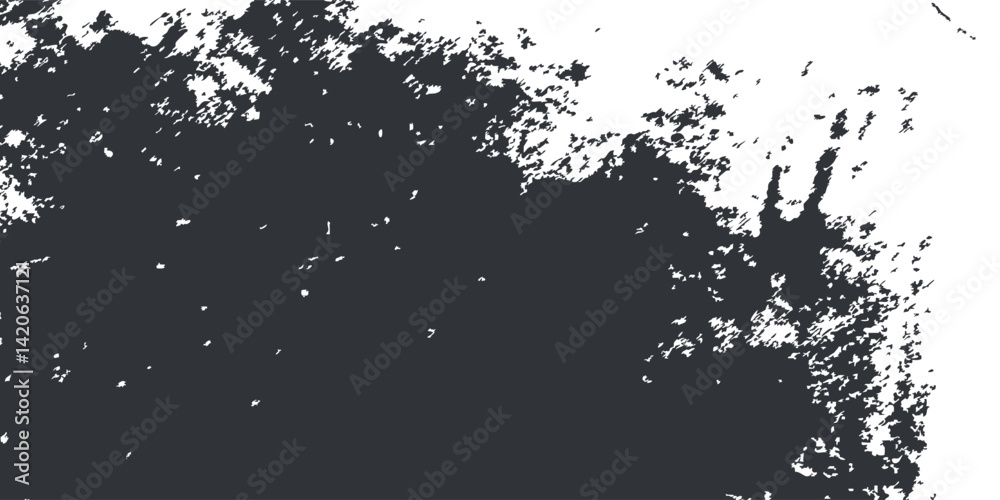 Naklejka premium Black and white grunge. Distress overlay texture. Abstract surface dust and rough dirty wall background concept.