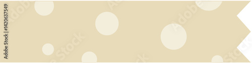 Wallpaper Mural Adorable text box label with playful polka dots, ideal for headings, tags, or decorative design elements with a fun, cheerful vibe. Torontodigital.ca
