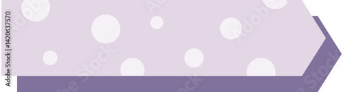 Adorable text box label with playful polka dots, ideal for headings, tags, or decorative design elements with a fun, cheerful vibe.