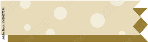 Wallpaper Mural Adorable text box label with playful polka dots, ideal for headings, tags, or decorative design elements with a fun, cheerful vibe. Torontodigital.ca
