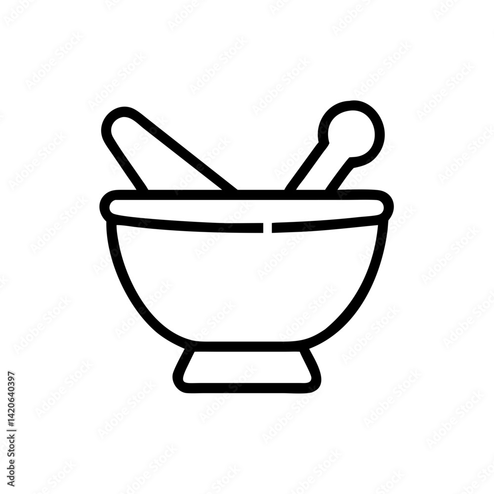 Culinary Action Grinding Spices Icon Kitchen undefined Art Minimalist Aesthetic Appeal