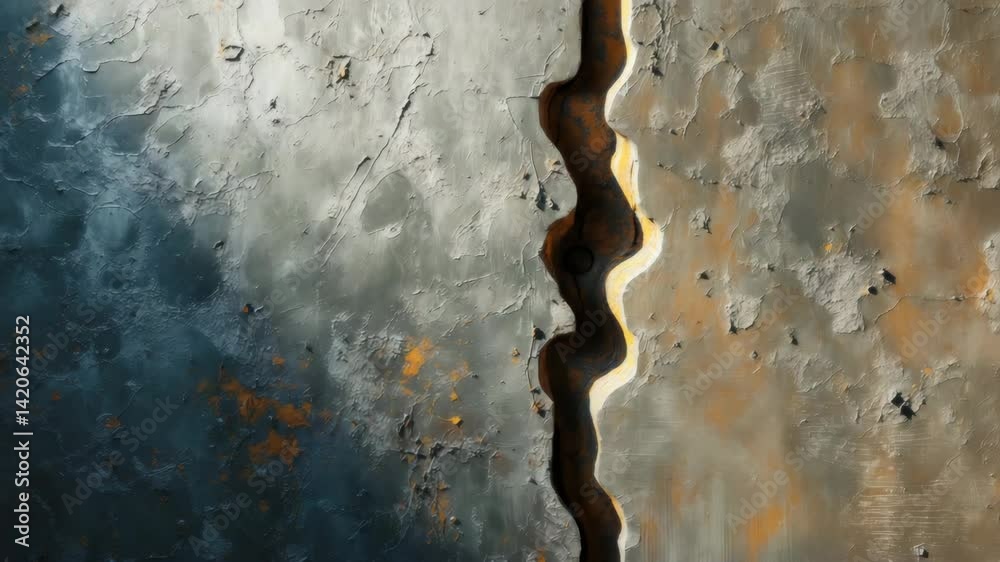 Gray metallic background featuring old metal texture