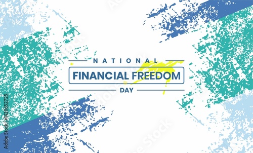 national financial freedom day design concept , vektor ilustration photo