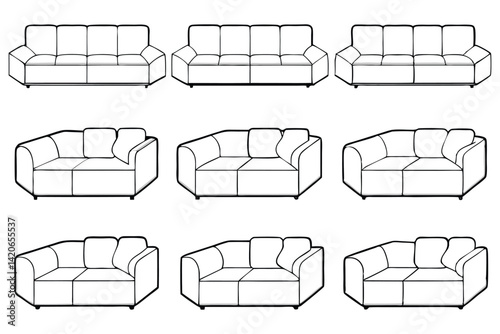 sleek sectional sofa designs