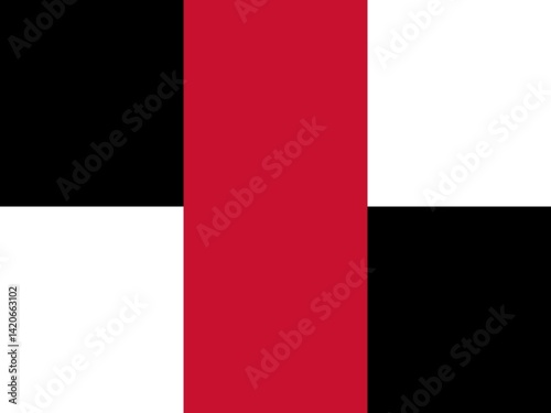 Free Download An abstract background with a simple, bold design.  It uses blocks of black, white, and red, creating a checkerboard-like effect with a central red vertical rectangle. - GFXLoad