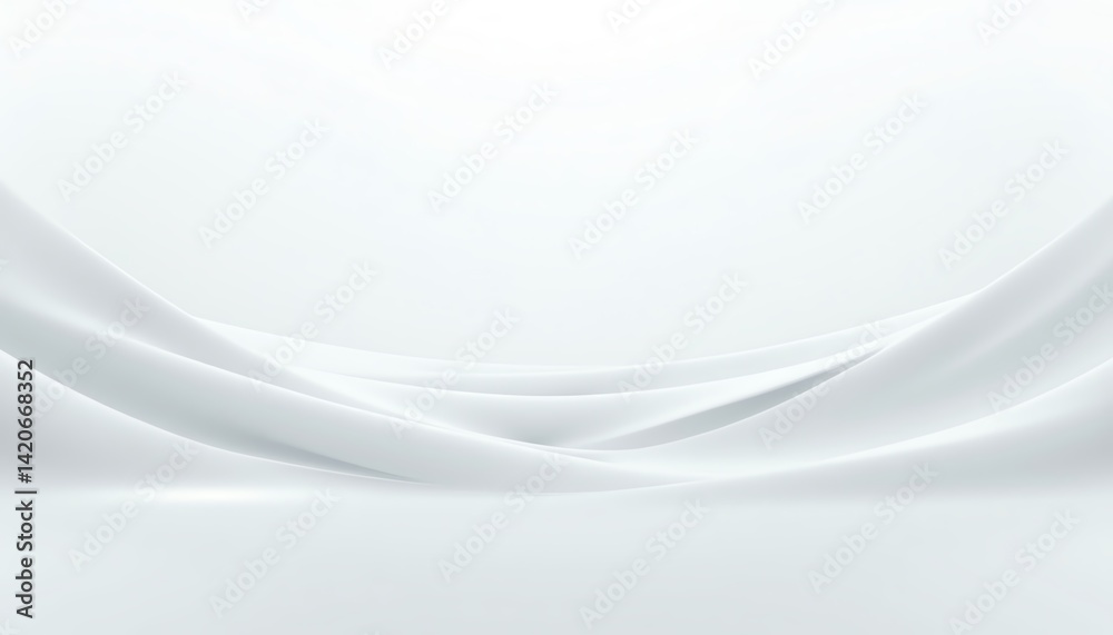 Soft white fabric background with flowing texture. Soft white fabric background with flowing texture.