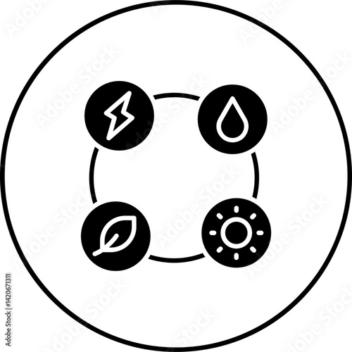 Energy Sources Icon