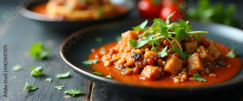Exquisite Mexican Food Art: Stunning Visuals Merging Culinary Heritage with Sophisticated Plating Techniques for Upscale Digital Promotions in Photo Stock