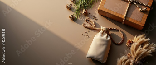 Explore Artisanal Handmade Product Mockup Imagery: Highlighting Bespoke Craftsmanship, Innovative Design Elements, and Elegant Textures for Premium Brand Storytelling in Photo Stock Concept.