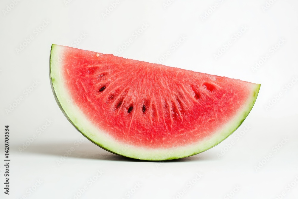 Watermelon slice against white background (1) Watermelon slice against white background (1)