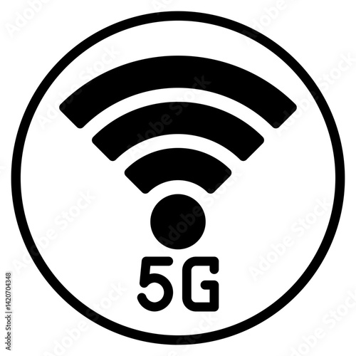 5g glyph icon