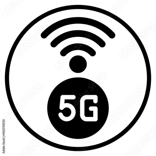 5g glyph icon