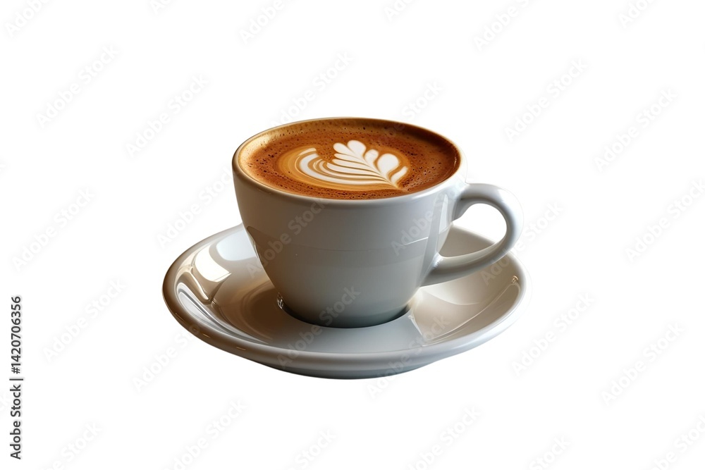 Fototapeta premium cup of coffee isolated on transparent background