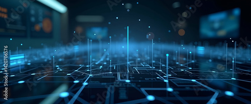 Refined Imagery of an Agentic AI Training Framework: Structured Learning Modules & Advanced Simulations for Professional Digital Stock in Photo Stock Concept