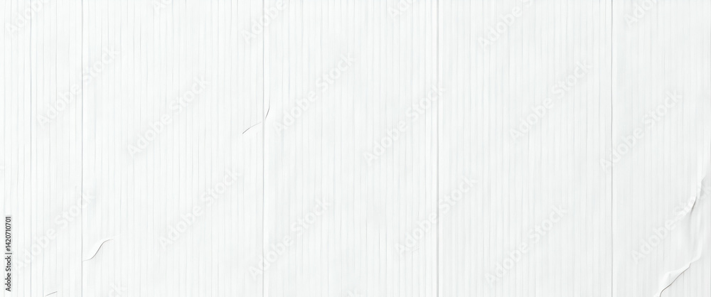 Obraz premium Blank white crumpled paper poster texture background white paper wrinkled poster template white paper sticker poster mockup on wall concept concept as Blank white crumpled paper poster texture backgro