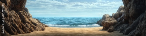 Coastal Cave Scene