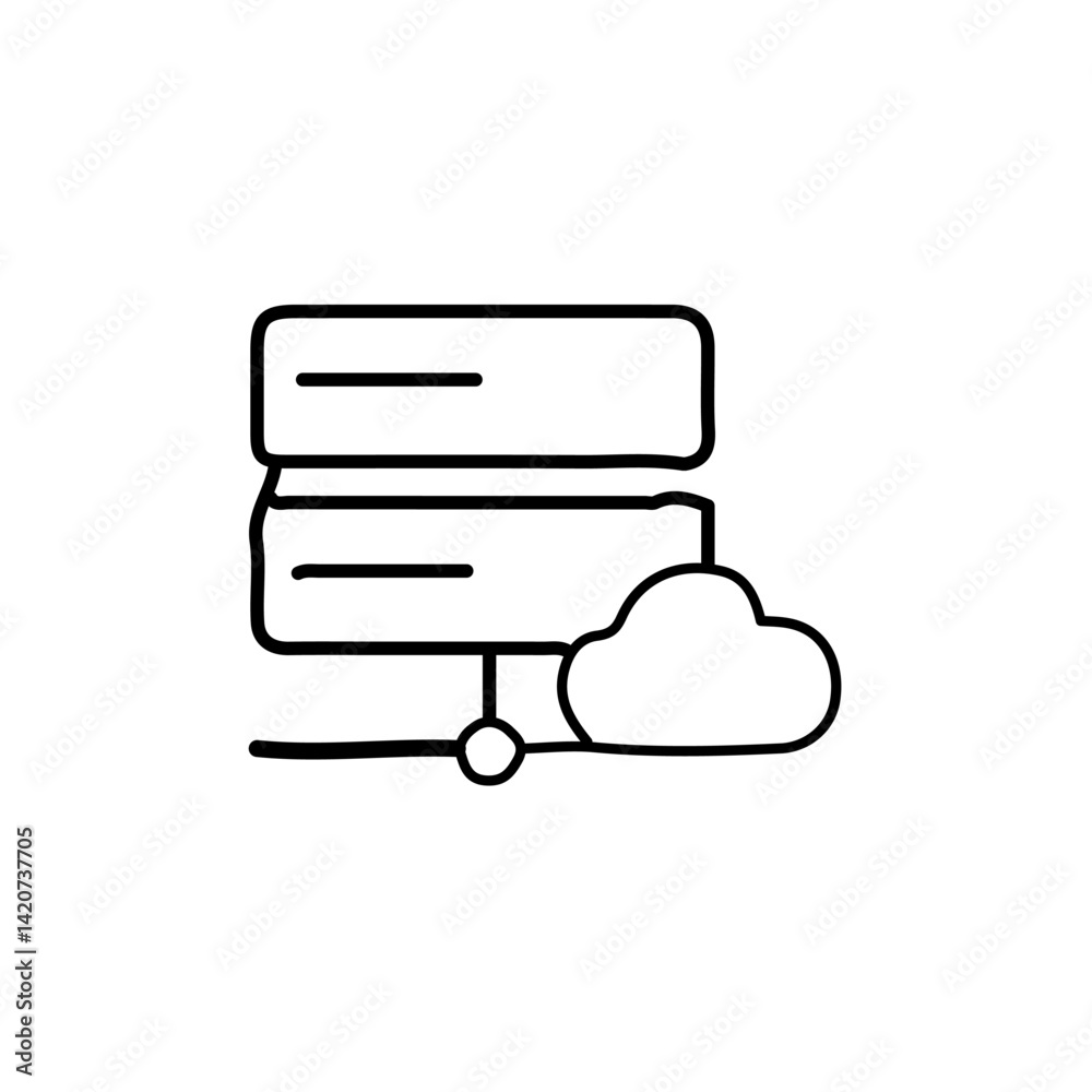 vector illustration of computing icon element with one line style
vector illustration of computing icon element with one line style