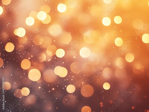 bokeh glitter textured background with shimmering lights and soft-focus colors, creating a festive and magical atmosphere.