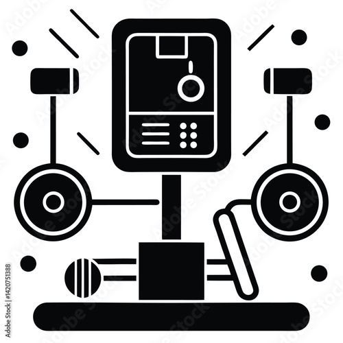 High Tech Gym Equipment with Digital Interfaces
