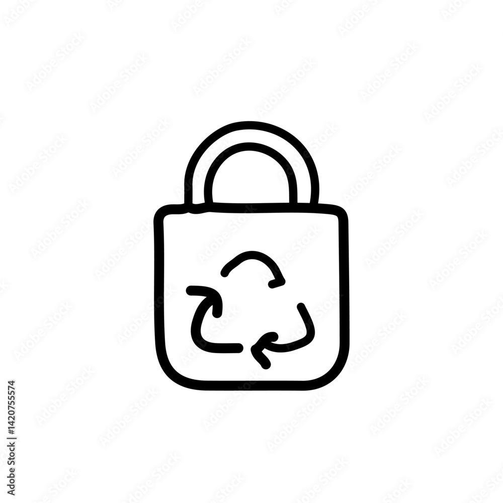 vector illustration of recycle theme element with one line style
vector illustration of recycle theme element with one line style