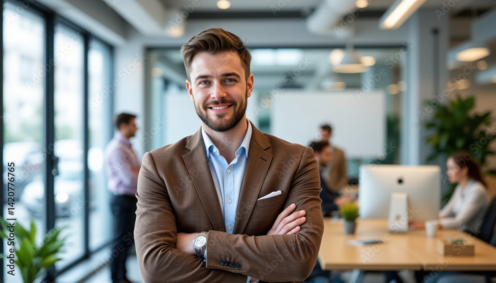 Professional business meeting in modern office space engaging collaboration bright environment confident viewpoint Professional business meeting in modern office space engaging collaboration bright environment confident viewpoint