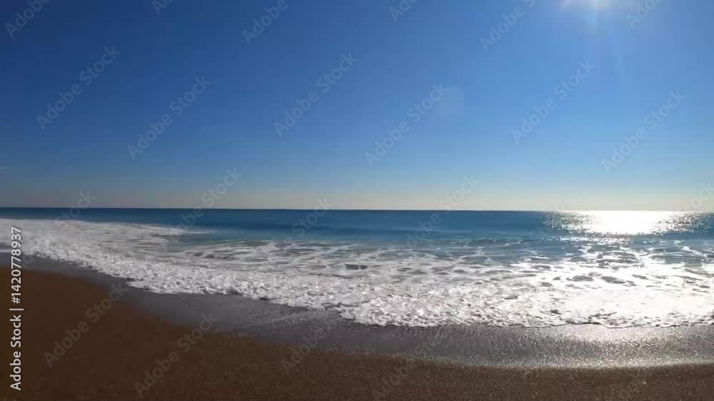 beach in the morning beach in the morning
