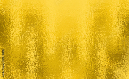 Vector gold foil texture background. Abstract gradient bright and shiny light reflection rough texture surface. Vector illustration for background, backdrop, web, wallpaper, print and design artwork.