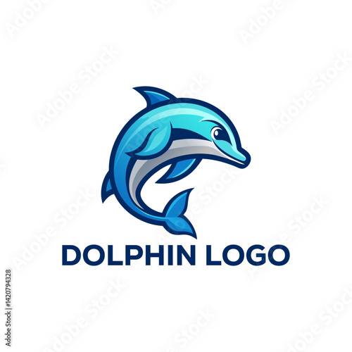 dolphin logo vector