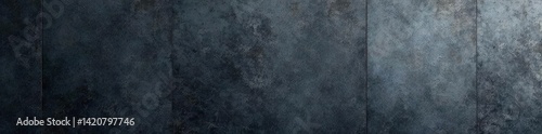 Long anthracite stone banner Deep grey concrete texture, wide format , background, minimal, elegant