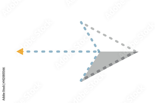 vector illustration of a plane